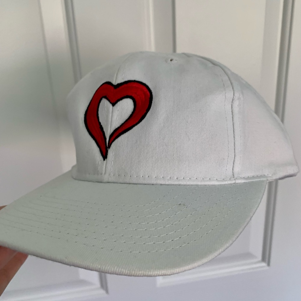Vintage White Escada Logo Snapback